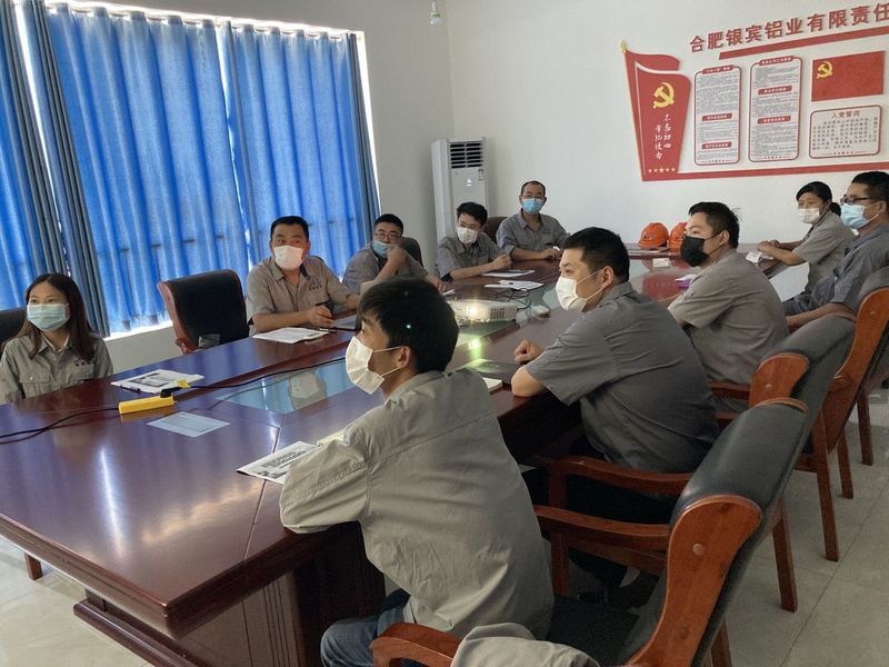 HEFEI MAX ALUMINIUM CO.,LTD linha de produção do fabricante