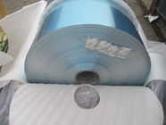 Largura de alumínio do estoque 0.12mm da aleta do condicionador de ar vária com azul/o dourado