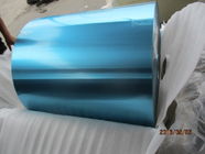 A cola Epoxy conservada em estoque da aleta revestiu a vária largura de alumínio da folha 0.145MM com o azul/o dourado