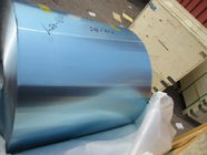 Tira de alumínio revestida da aleta da cola Epoxy azul, dourada para a espessura do condicionador de ar 0.15mm
