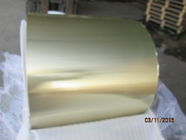 a liga 8011, cola Epoxy do ouro da têmpera H22 revestiu a folha de alumínio do condicionador de ar para o estoque da aleta na bobina do permutador de calor