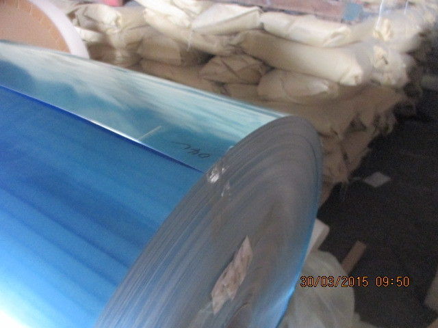 O filme hidrófilo azul revestiu a folha de alumínio com o calibre pesado da liga 8011 da espessura de 0.09-0.25mm, têmpera H22/O