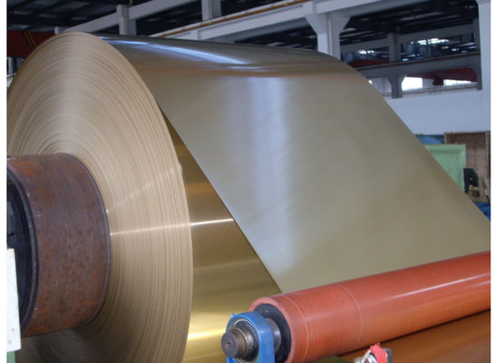 As aletas de alumínio revestidas hidrófilas da cola Epoxy dourada moderam O 0.2MM