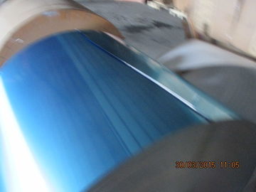 Various Width Color Coated Aluminum Coil / 0.145 MM Blue Aluminum Coil Stock